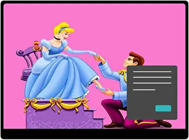 Cenicienta Oscuro tema para Windows 11