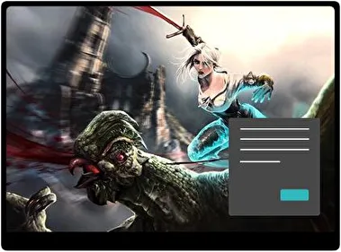 Ciri: A Bruxa Escuro tema para Windows 10 e 11