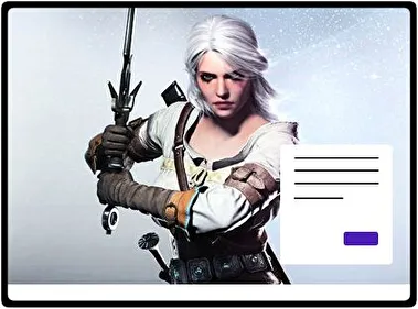 Ciri: A Bruxa tema para Windows 10 e 11