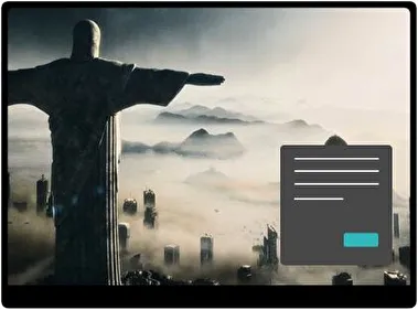 Civilización Más Allá de la Tierra Oscuro tema para Windows 11