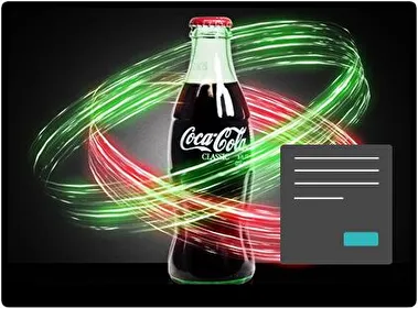 Coca Cola Ciemny motyw dla Windows 10 i 11