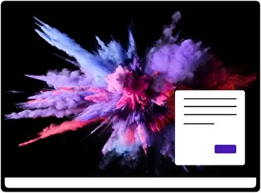 Explosión de Color tema para Windows 11