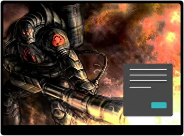 Comando y Conquista Oscuro tema para Windows 11