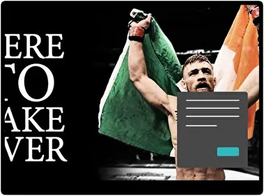 Conor McGregor Ciemny motyw dla Windows 10 i 11