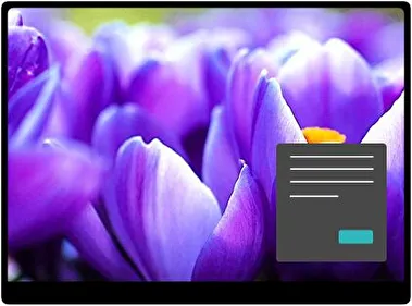 Crocus Oscuro tema para Windows 11