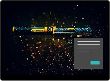 Armas de Csgo Oscuro tema para Windows 11