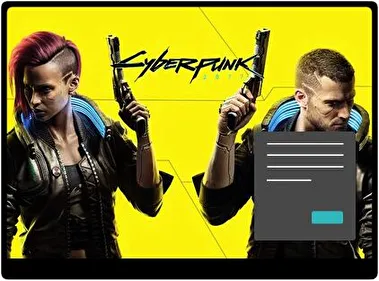 Cyberpunk 2077 Oscuro tema para Windows 11