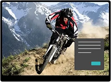 Ciclismo Oscuro tema para Windows 11