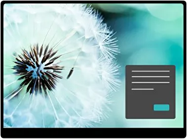 Diente de león Oscuro tema para Windows 11