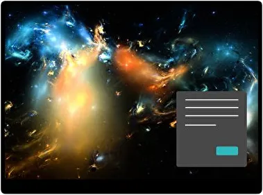Dunkler Raum 2 Thema für Windows 10 und 11