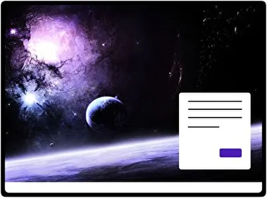 Espacio Oscuro tema para Windows 11