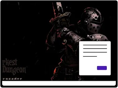 Mazmorras Más Oscuras tema para Windows 11