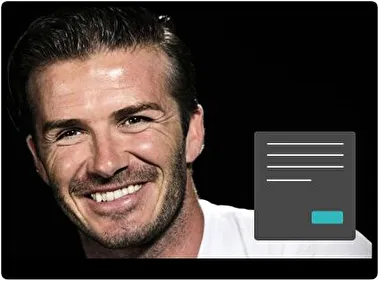 David Beckham Ciemny motyw dla Windows 10 i 11