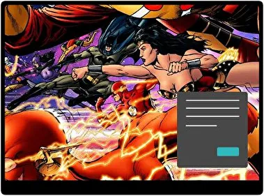 Komiksy DC Ciemny motyw dla Windows 10 i 11