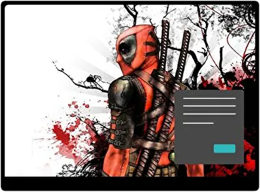 Deadpool Oscuro tema para Windows 11