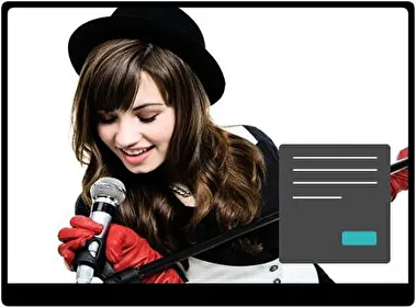 Demi Lovato Oscuro tema para Windows 11