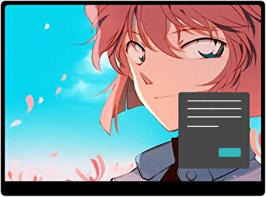 Detective Conan Oscuro tema para Windows 11