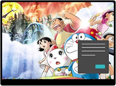 Doraemon Oscuro tema para Windows 11