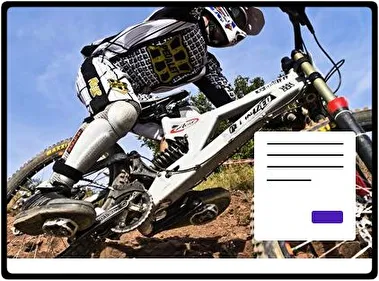 Bicicleta de Descenso tema para Windows 11