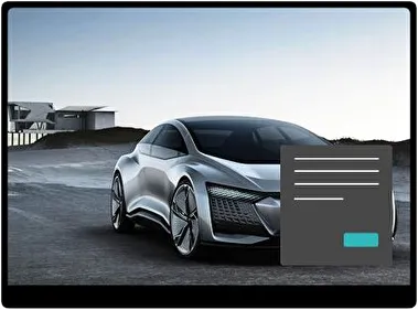 Coches Eléctricos Oscuro tema para Windows 11