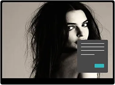 Emily Ratajkowski Oscuro tema para Windows 11