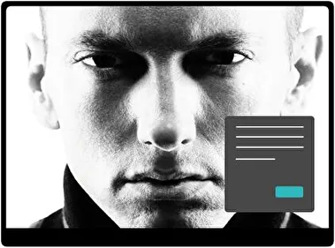 Eminem Oscuro tema para Windows 11