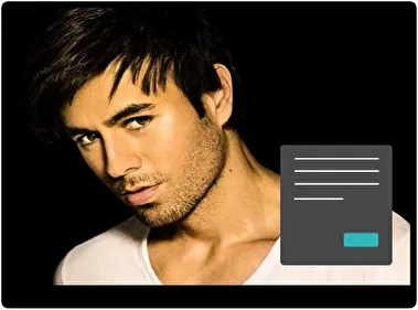 Enrique Iglesias Oscuro tema para Windows 11
