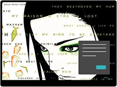 Ergo Proxy Oscuro tema para Windows 11