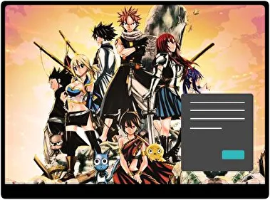 Fairy Tail Dragon Cry Ciemny motyw dla Windows 10 i 11