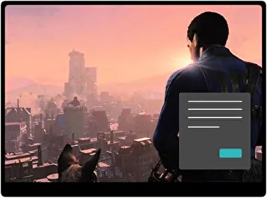 Fallout 4 VR Oscuro tema para Windows 11