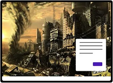 Krajiny Fallout motiv pro Windows