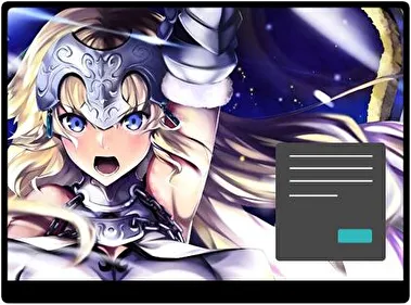 Fate Grand Order Ciemny motyw dla Windows 10 i 11