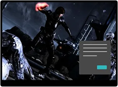Femshep Mass Effect Oscuro tema para Windows 11