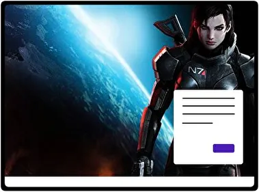 Femshep Mass Effect tema para Windows 11