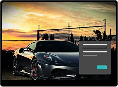 Ferrari F430 Темна тема для Windows 11
