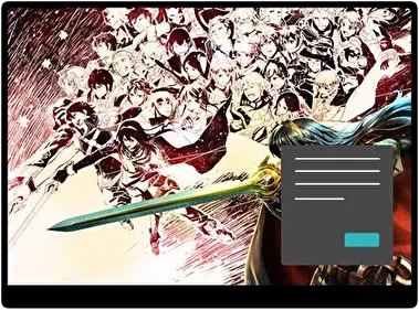 Fire Emblem Oscuro tema para Windows 11