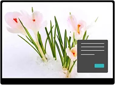 Primer Día de Primavera Oscuro tema para Windows 11