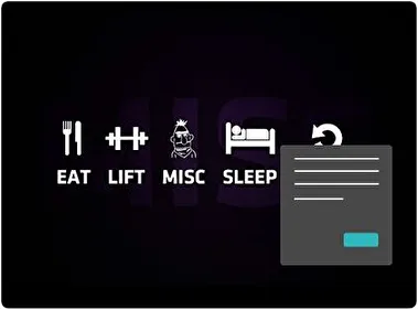 Fitness Oscuro tema para Windows 11