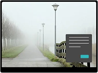 Niebla Oscuro tema para Windows 11