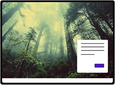 Bosque Nublado tema para Windows 11