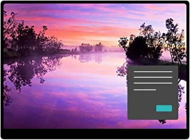 Río Nublado Oscuro tema para Windows 11