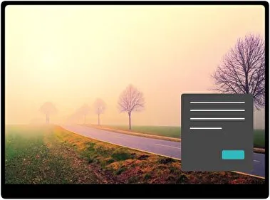 Mgłiste Drogi Ciemny motyw dla Windows 10 i 11