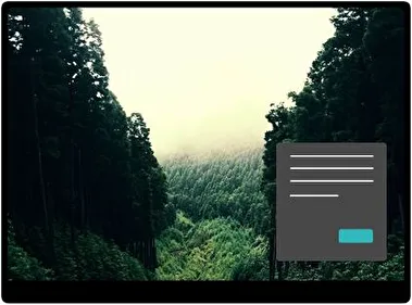 Bosque Oscuro tema para Windows 11