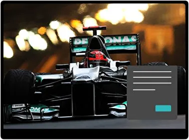 Fórmula 1 Oscuro tema para Windows 11