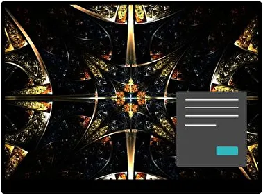 FractalVormen Donker thema voor Windows 11