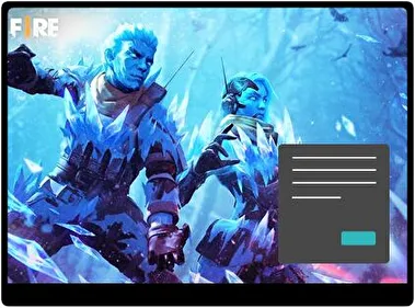 Free Fire Oscuro tema para Windows 11