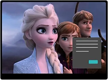 Frozen 2 Oscuro tema para Windows 11