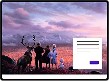 Frozen 2 tema para Windows 11