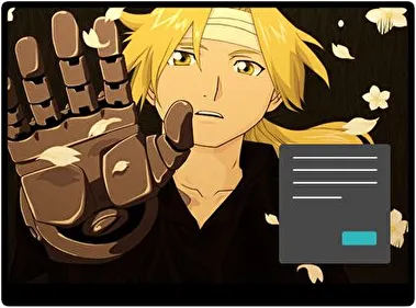 Alquimista de Acero Oscuro tema para Windows 11