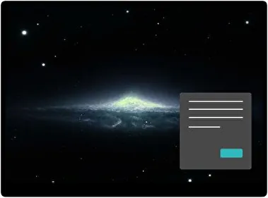 Galaxia Oscuro tema para Windows 11